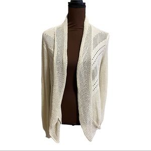Knox Rose Cream knit cardigan NWT size medium